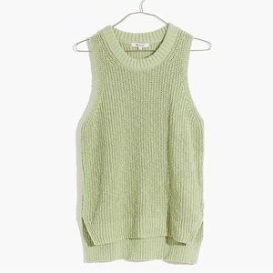 Madewell Mint Sweater Tank